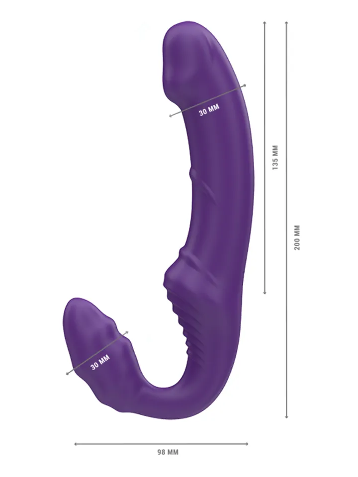 Intense Jill Double Vibrator 20 cm - Vibrating dildo 3 [full]