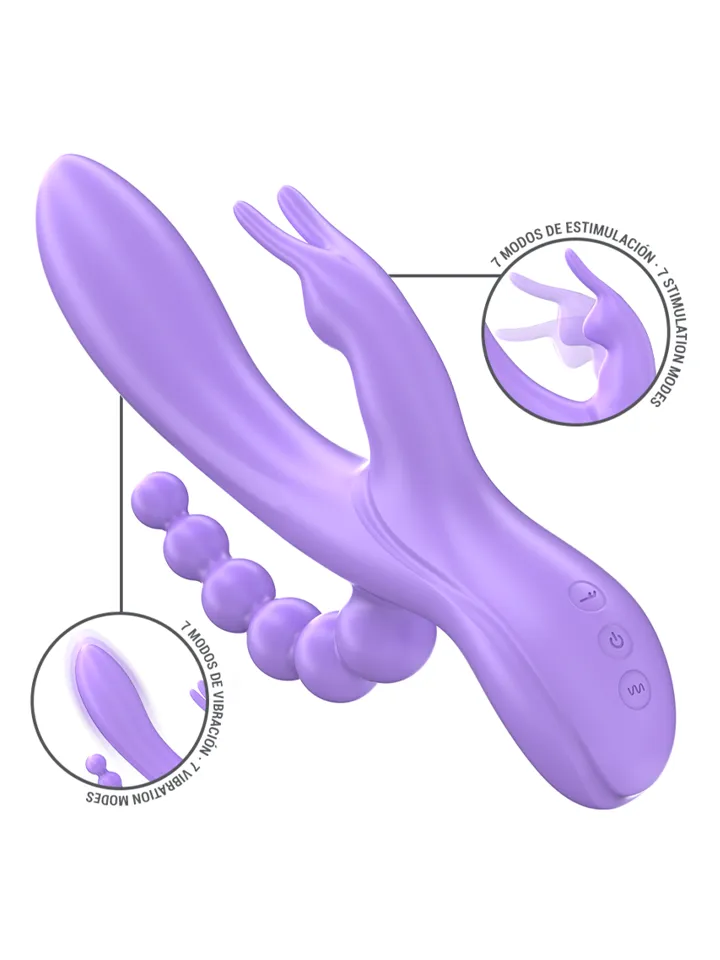 Intense Miko Triple Vibrator Rabbit & Stimulator & Anal - Rabbit vibrator 1 [full]