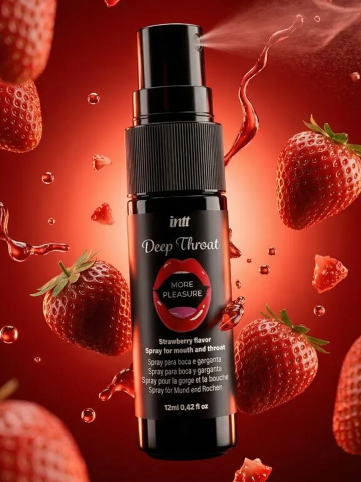 Intt Deep Throat Spray Strawberry 12 ml - Numbing spray 2 [full]