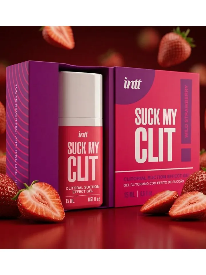 Intt Suck My Clit Gel Wild Strawberry 15ml - Stimulating gel 2 [full]
