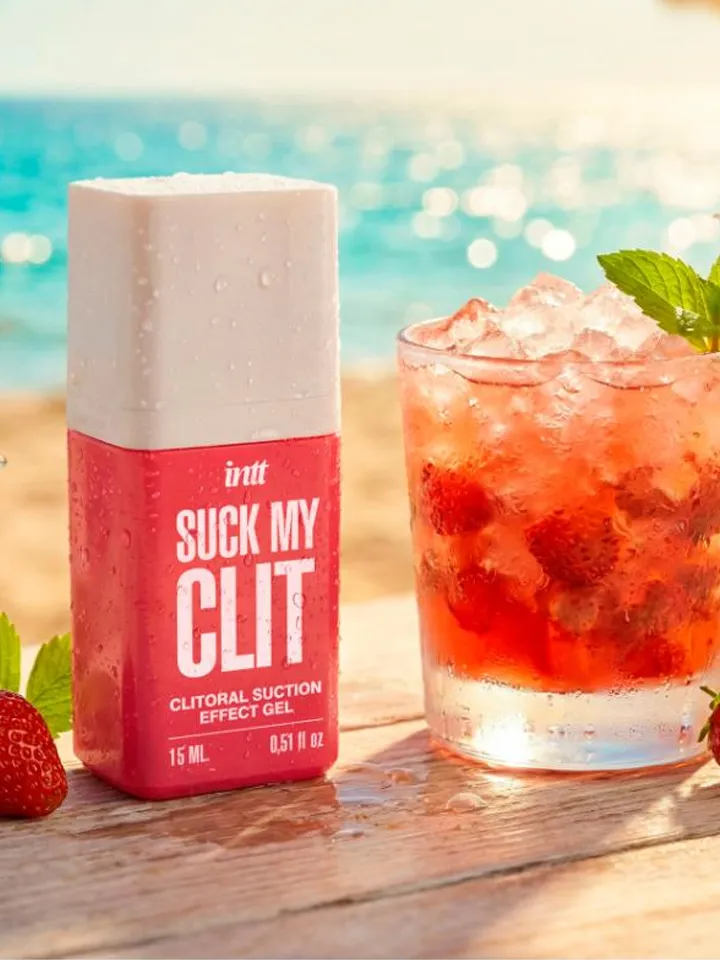 Intt Suck My Clit Gel Wild Strawberry 15ml - Stimulating gel 4 [full]