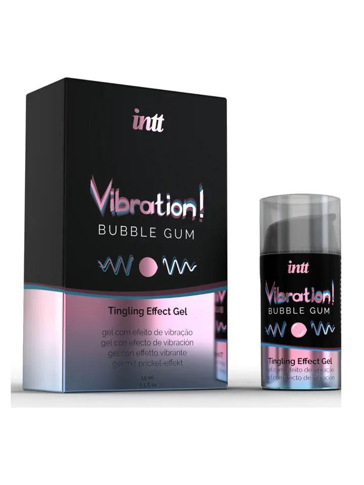 Intt Vibration! Bubble Gum Tingling Gel 15 ml - Stimulating gel 2 [full]