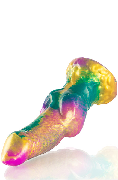 Iris Dildo With Rainbow Testicles Of Pleasure 22,5 cm - Monster dildo 5