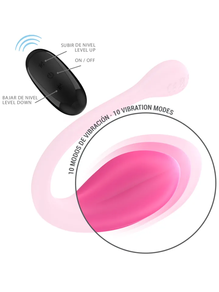 Janice U Vibrator Double Stimulation Remote - Vibrating egg 2