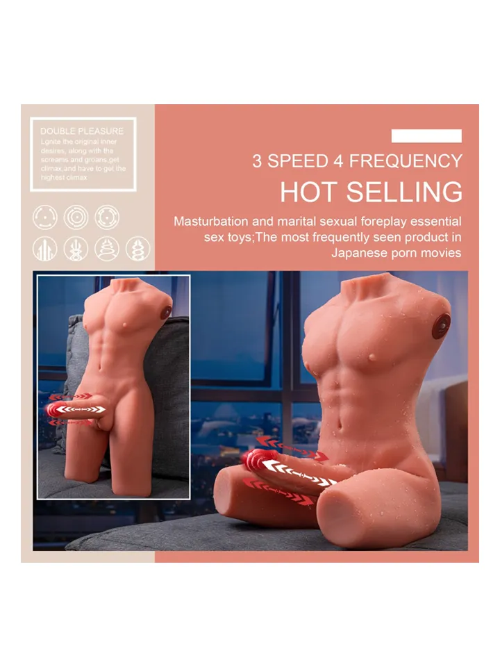 Jason Body Ass Masturbator & Thrusting Dildo - Sex doll 2 [full]