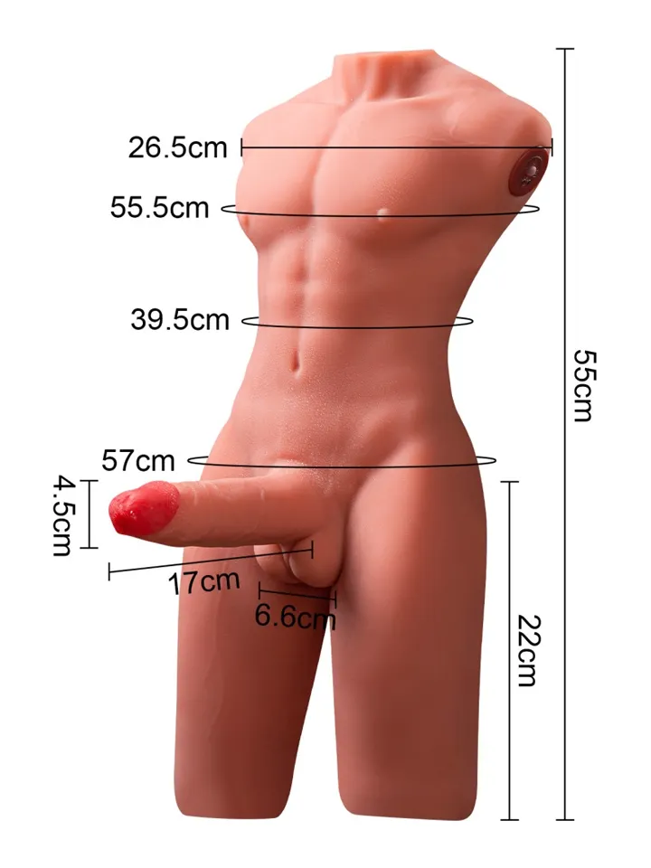 Jason Body Ass Masturbator & Thrusting Dildo - Sex doll 4 [full]