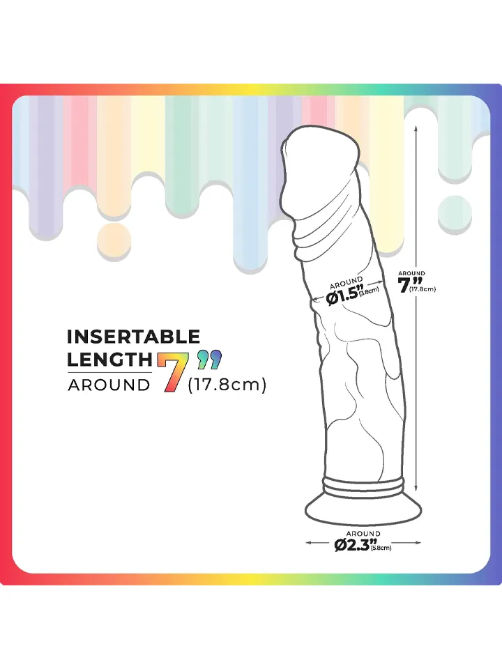 Jellildo Transparent Dildo 18 cm - Dildo 2 [full]