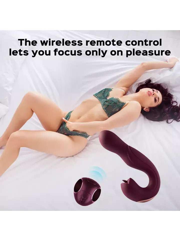 Joi Pro Rotating Head G-spot Vibrator & Clit Licker Red - G-spot vibrator 2 [full]