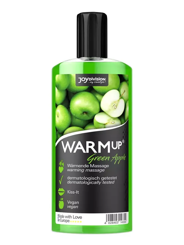 Joydivision Warm-up Massage Oil Green Apple 150ml - Massage oil Apple 1 [full]