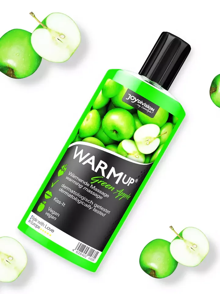 Joydivision Warm-up Massage Oil Green Apple 150ml - Massage oil Apple 2 [full]