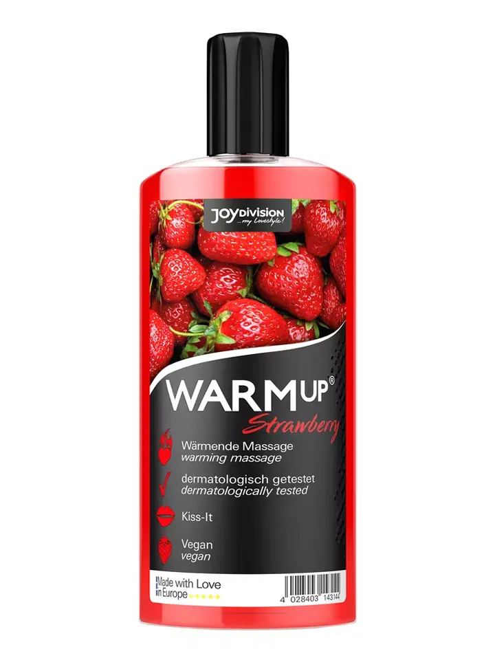 Joydivision Warm-up Massage Oil Strawberry 150ml - Massage oil Strawberry 1 [full]