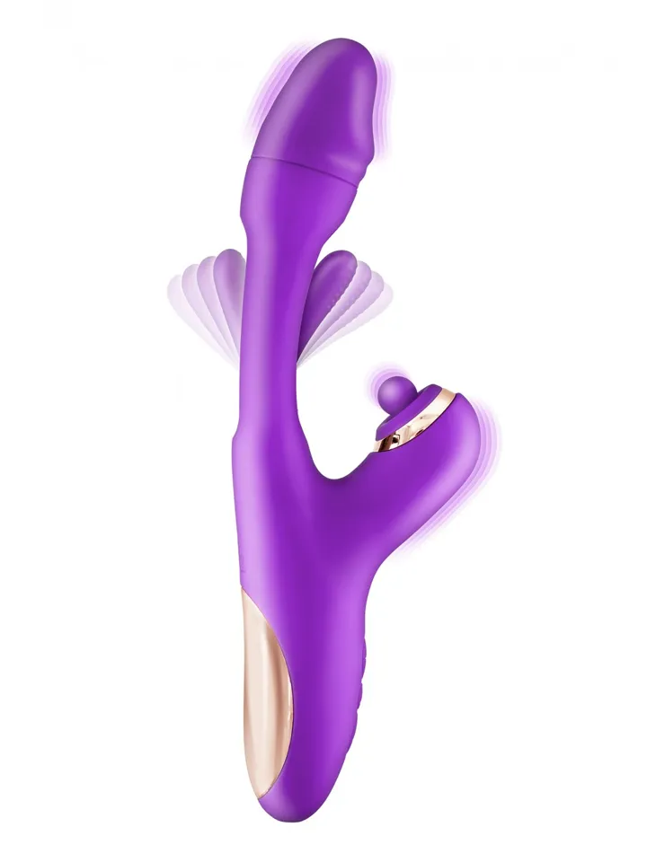 Joyfully Triple Stimulation Vibrator Purple - Rabbit vibrator 1 [full]