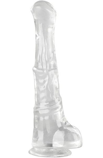 Jumpy Clear Monster Dildo L 33,5 cm - Monster-Dildo 1