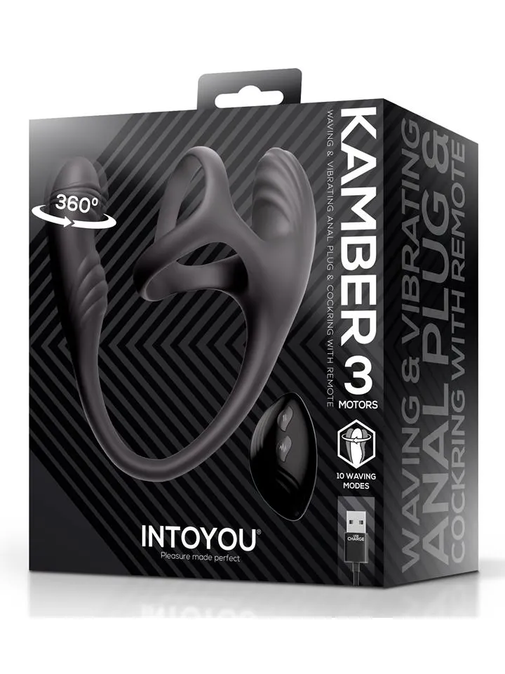 Kamber Waving Vibrating Anal Plug & Cockring - Anal plug with penis ring 6 [full]