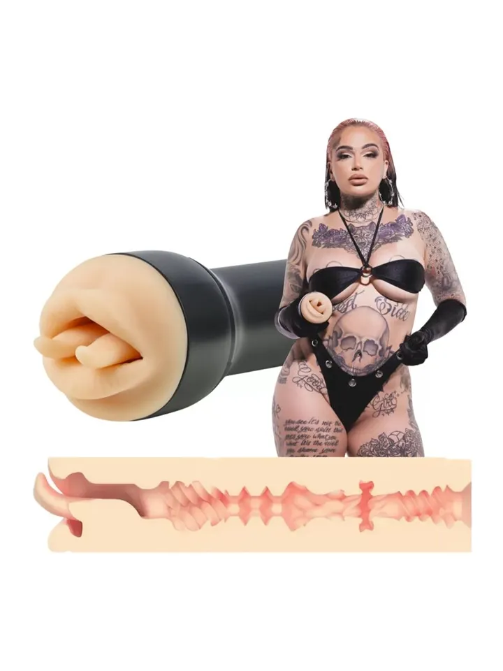 Kiiroo Feel Leigh Raven Split Tongue - Vagina masturbator 2 [full]