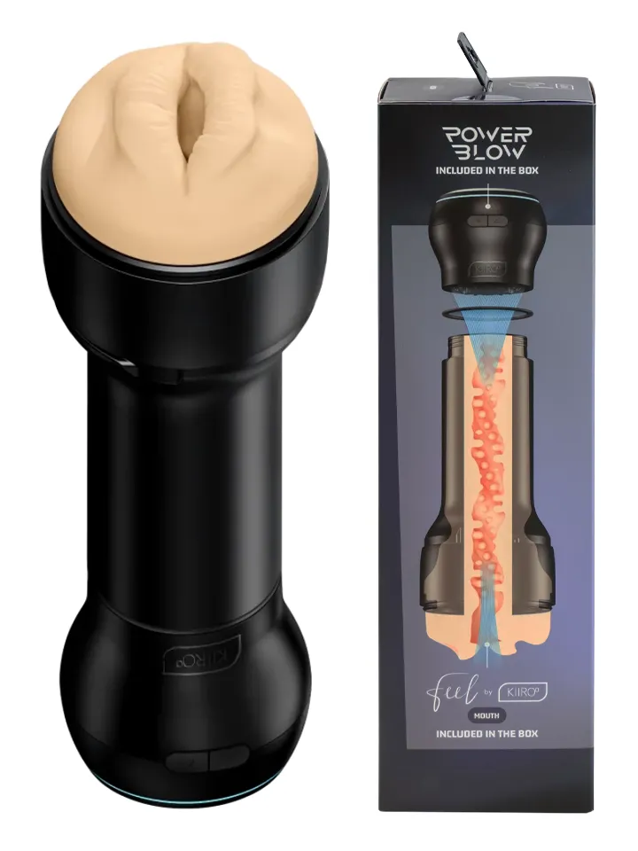 Kiiroo Feel Mouth & Powerblow Stroker Combo Set - Automatic masturbator 1 [full]