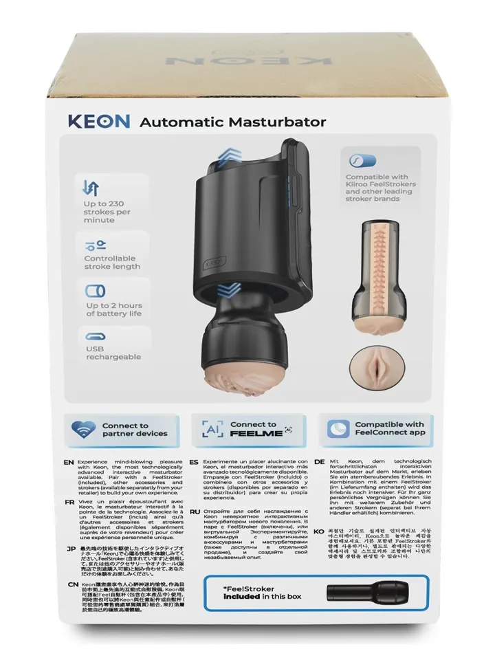Kiiroo Keon Automatic WIFI Masturbator Combo Set - Automatic masturbator 4 [full]