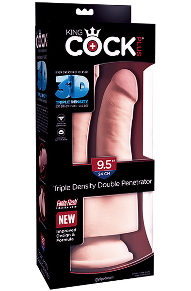 King Cock Triple Density Double 24 cm - Dual dildo 3