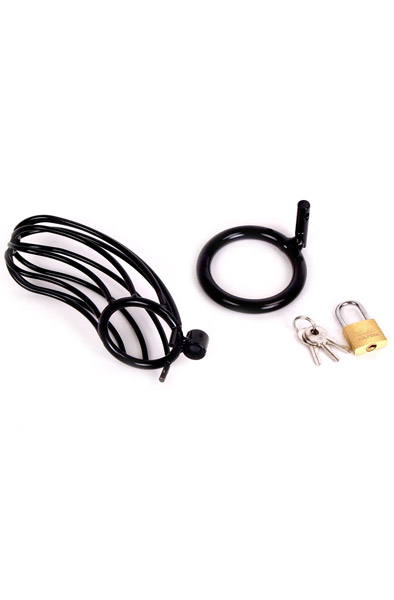 Kiotos Bird Cage Chastity Cage Black - Chastity cage 2
