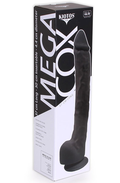 Kiotos Cox MEGA Black 37 cm - XL dildo 3