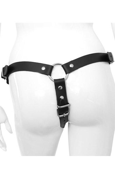 Kiotos COX Strap-On + Dildo Flesh 24 cm - Strap-on with harness 3