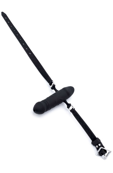 Kiotos Silicone Double Penis Mouth Gag - Knebelball mit Dildo 3