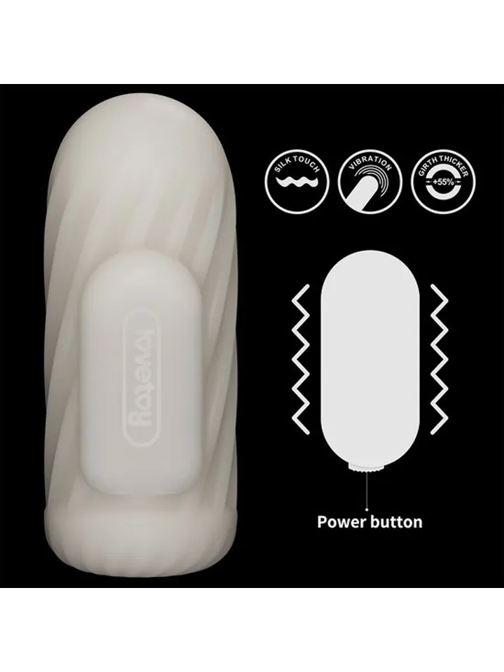 Knights Ring Vibrating Dual Purpose Sleeve-Spiral - Vibrating penis extender 3 [full]