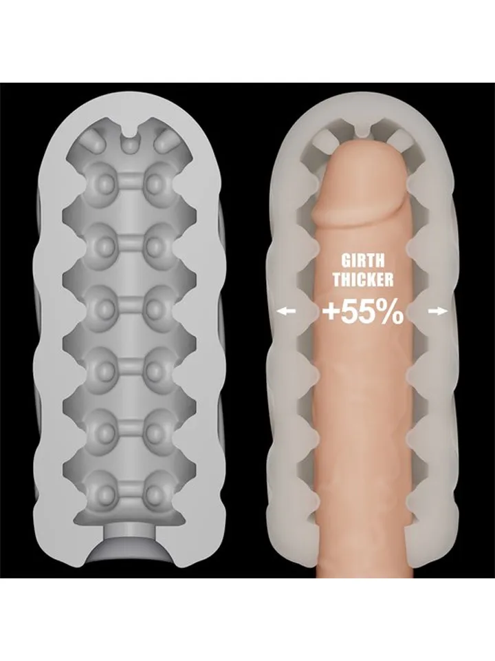 Knights Ring Vibrating Dual Purpose Sleeve-Spiral - Vibrating penis extender 5 [full]