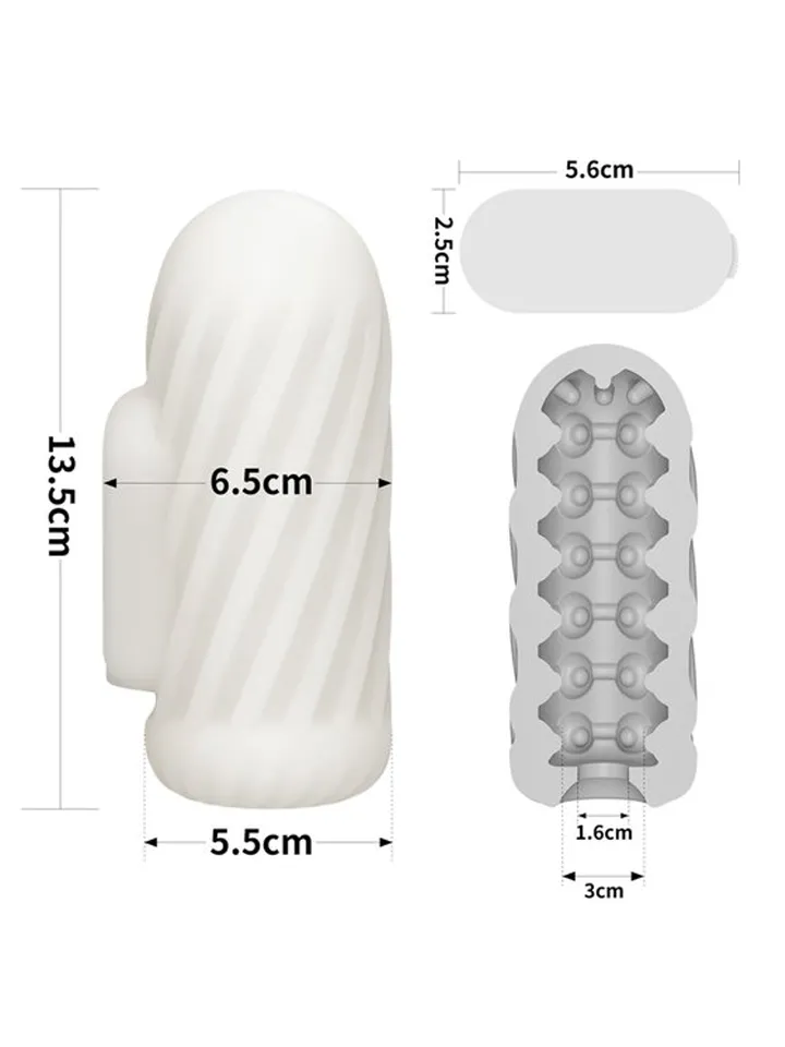 Knights Ring Vibrating Dual Purpose Sleeve-Spiral - Vibrating penis extender 6 [full]