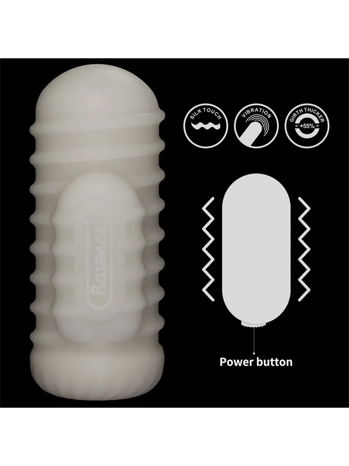 Knights Ring Vibrating Dual Purpose Sleeve-Wavy - Vibrating penis extender 3 [full]