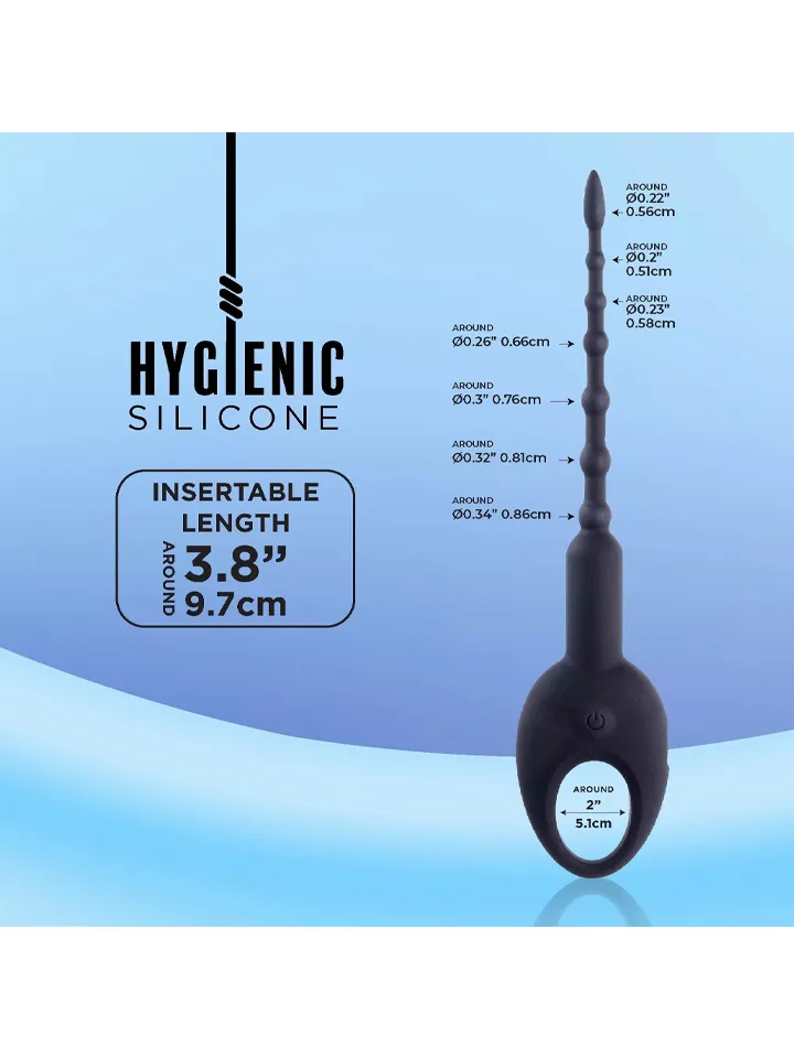 Knot-Knot Silicone Urethral Stimulator - Vibrating dilator 3 [full]