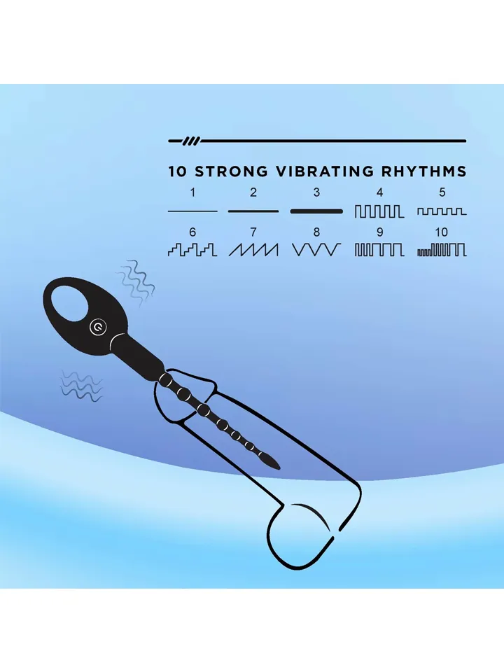 Knot-Knot Silicone Urethral Stimulator - Vibrating dilator 4 [full]