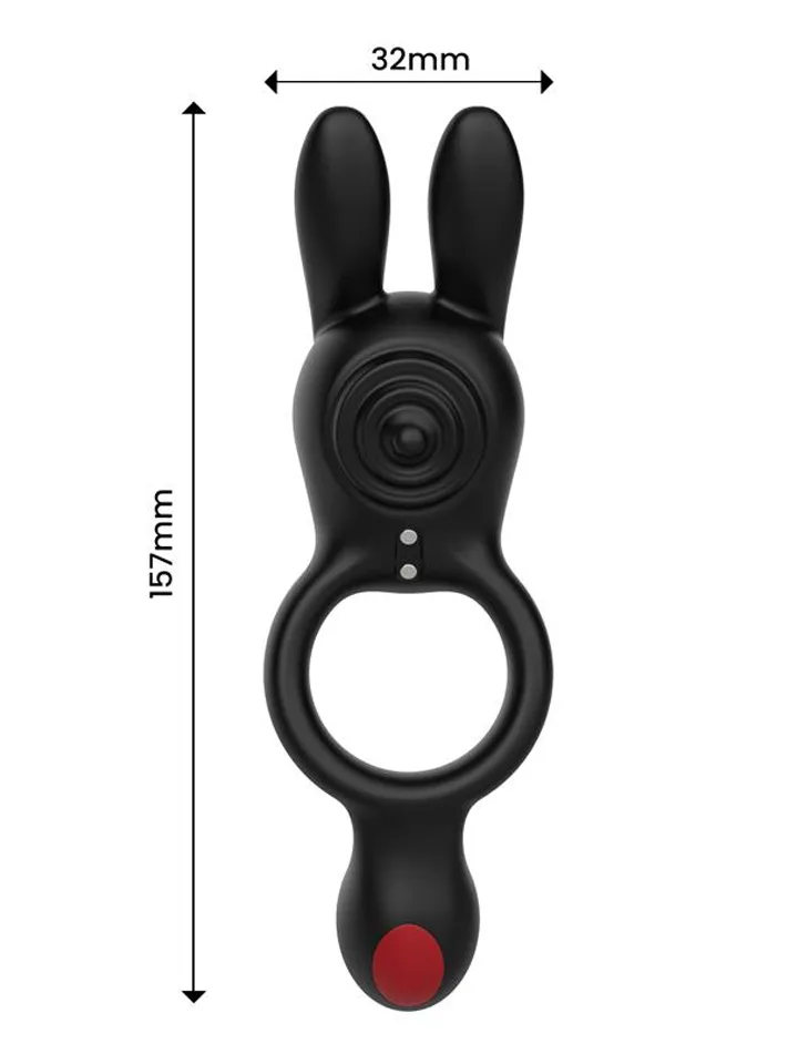 Konny Vibrating Rabbit Double Cockring - Rabbit cock ring 3 [full]