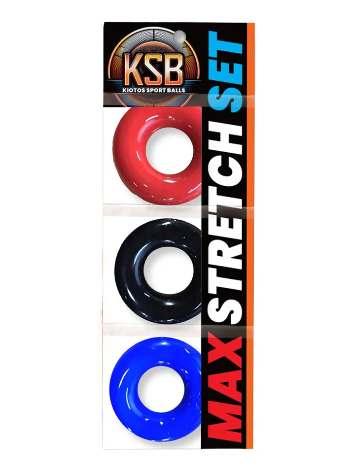 KSB Max-Stretch Cockring 3-pack - Cock ring set 1 [full]
