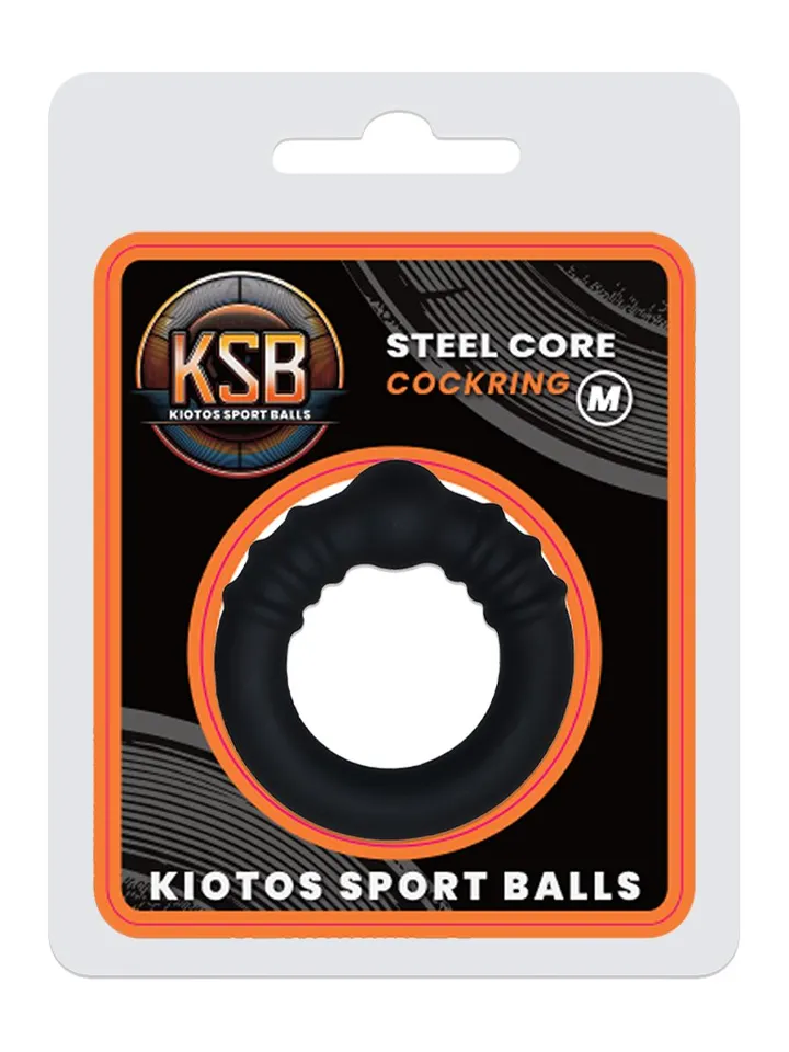 KSB Silicone Cockring With Steel-Core Medium - Penis & scrotum rings 1 [full]
