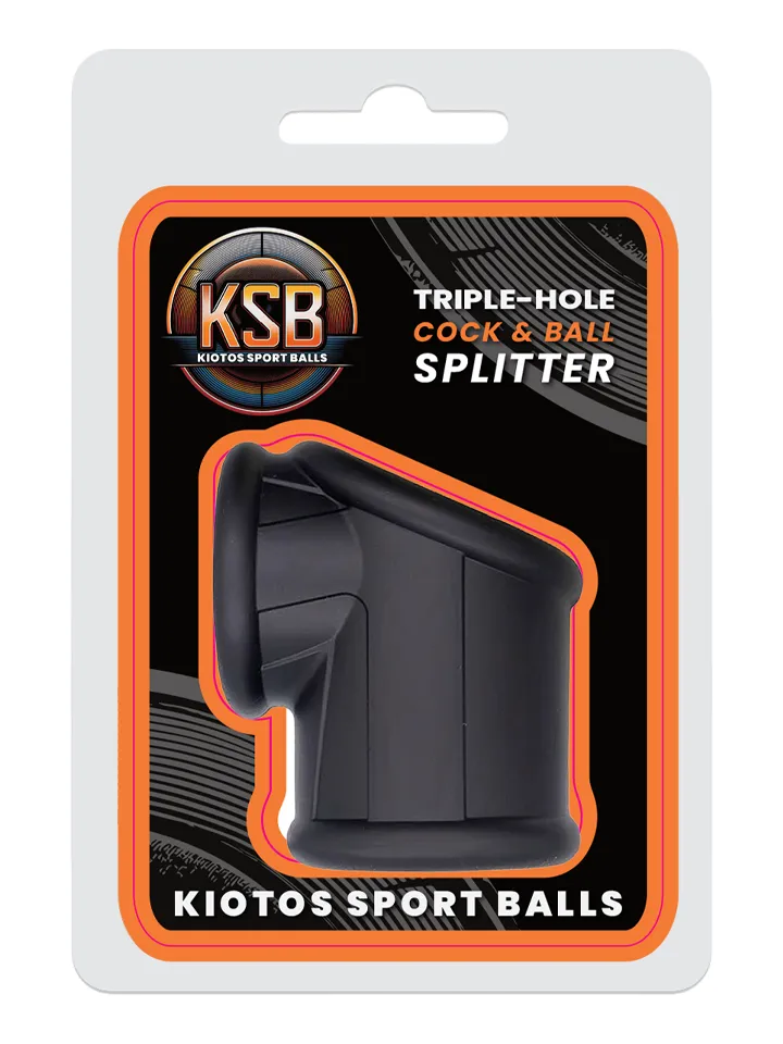 KSB Triple-Hole Cock & Ball Splitter - Penis & scrotum rings 1 [full]