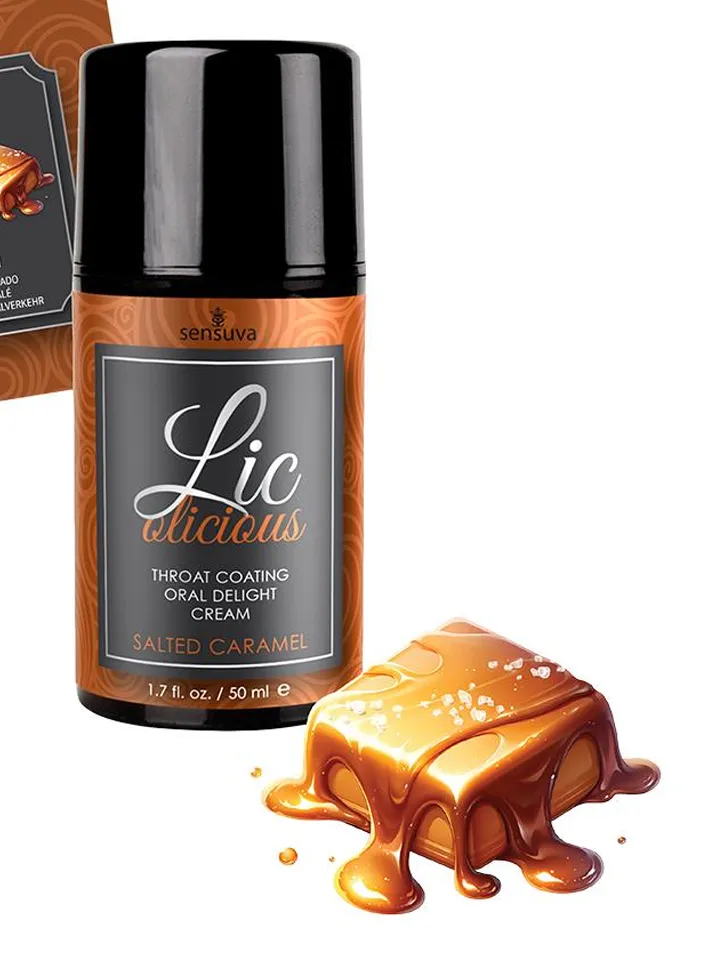 Lic-o-Licious Salted Caramel Oral Cream 50 ml - Edible & Oral Sex 2 [full]