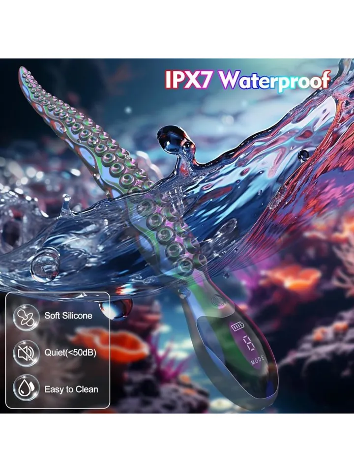 Litak Vibrating Handle Dildo 27 cm - Vibrating anal dildo 3 [full]