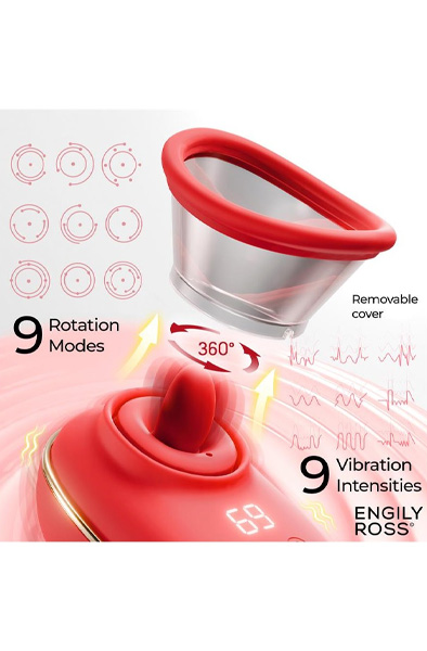 Lizer Stimulator With Licking, Vacuum Pump & Vibration - Clitoral stimulator 5