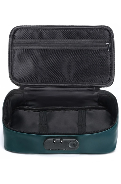 Lockable Discreet Box Luxury Green - Storage of sex toys 2
