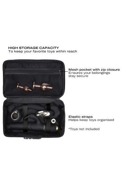 Lockable Discreet Box Luxury Green - Storage of sex toys 4