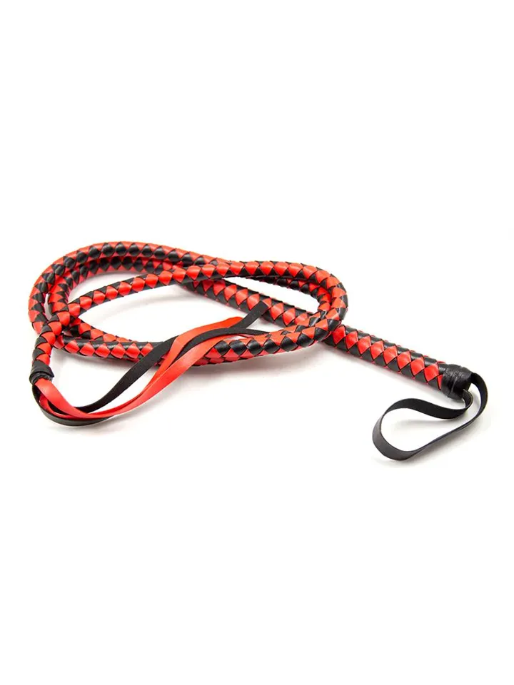 Long Whip Black & Red 210 cm - Whip 2 [full]