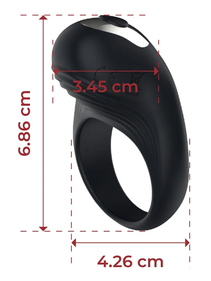 Loop Rechargeable Vibrating Cock Ring - Vibrating cock ring 3 [full]