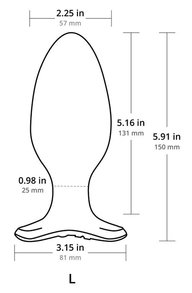 Lovense Hush 2 Large 57mm - Remote-controlled anal plug 2