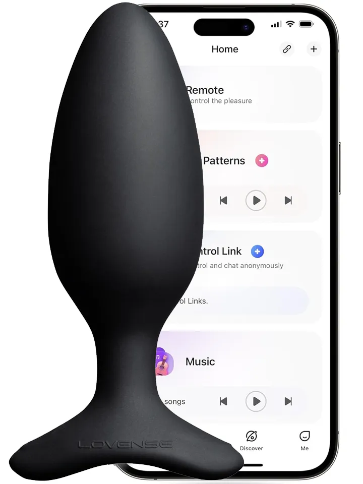 Lovense Hush 2 Vibrating Butt Plug 45mm - Remote-controlled anal plug 1