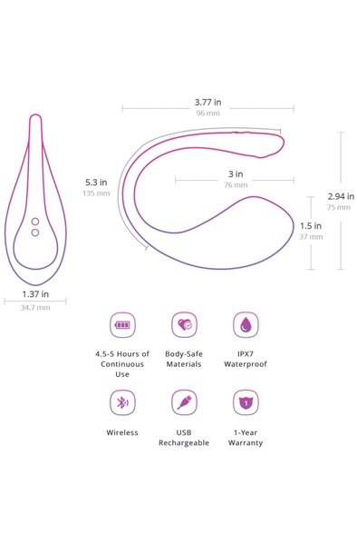 Lovense Lush 3 - Remote-controlled vibrator 5