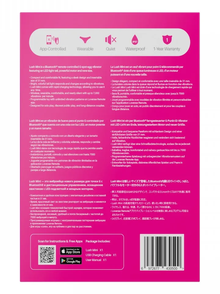 Lovense Lush Mini - App controlled vibrator 6 [full]