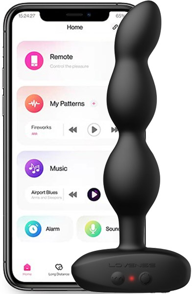 Lovense Ridge Vibrating Anal Beads - Remote controlled anal balls 1