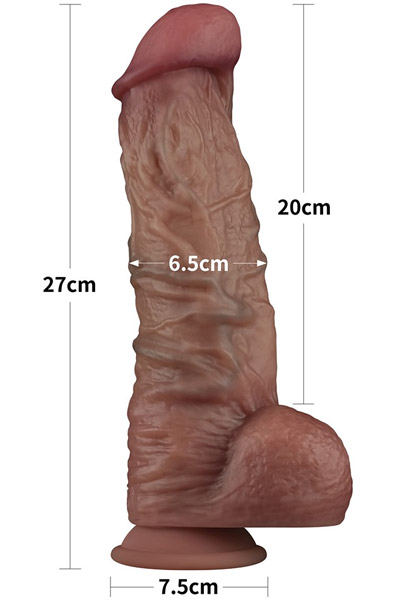 Lovetoy Dual Layered Cock XXL 27 cm - XXL dildo 2