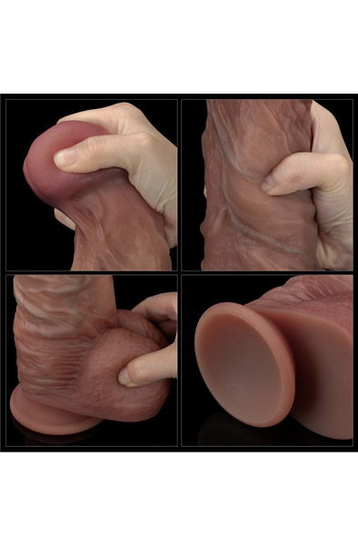Lovetoy Dual Layered Cock XXL 27 cm - XXL dildo 7